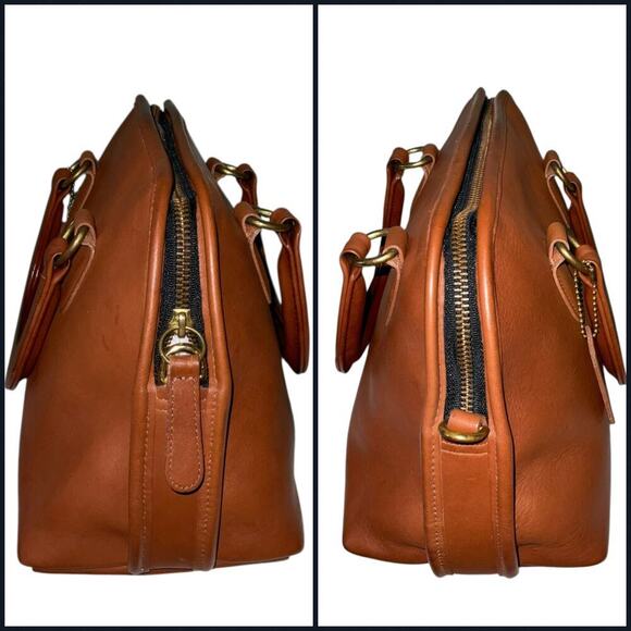 Vintage Coach Baxter bag No. 9903 in British tan. Made in USA - Picture 9 of 13